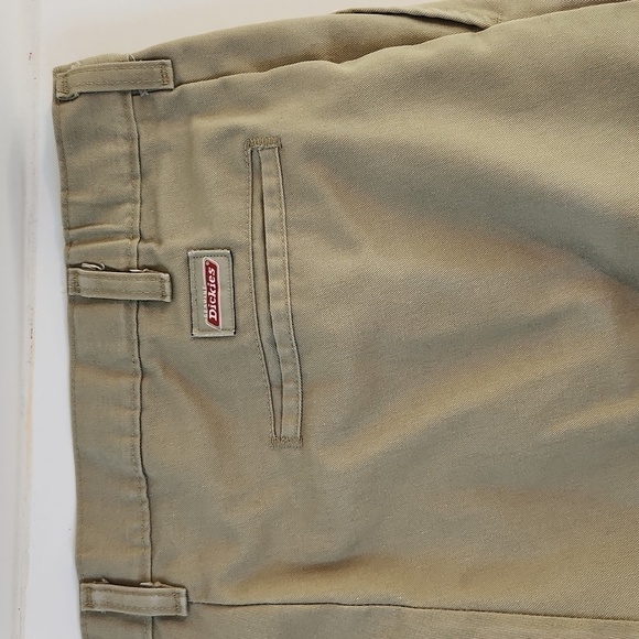 Dickies Khaki Work Utility Pants Comfortable Durable Men's Sz 38x30 EUC NICE! - Picture 6 of 15